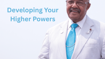 Picture of Dr. Herbert Harris with text.